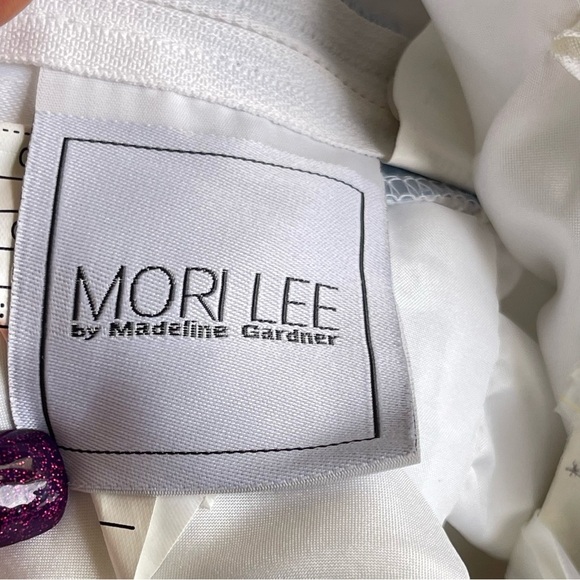 Mori Lee by Madeline Gardner Girls Flower Girl Special Occasion Dress Size 5/6 - Picture 8 of 11